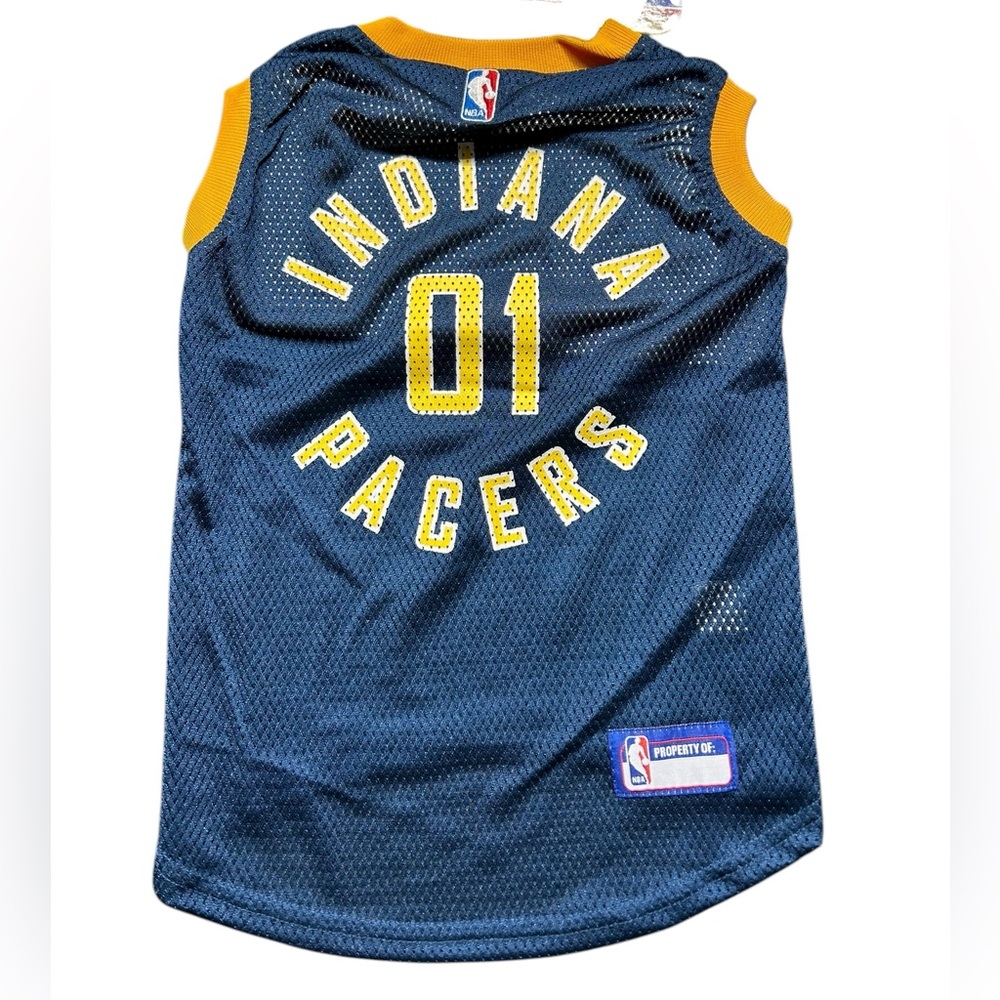NBA INDIANA PACERS team pet jersey clothing size Large NWT